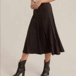 Modern Citizen Tilda Pleated Midi Skirt